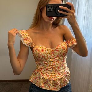 Floral Off-Shoulder Top